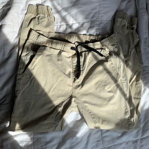 Men’s Khaki Joggers